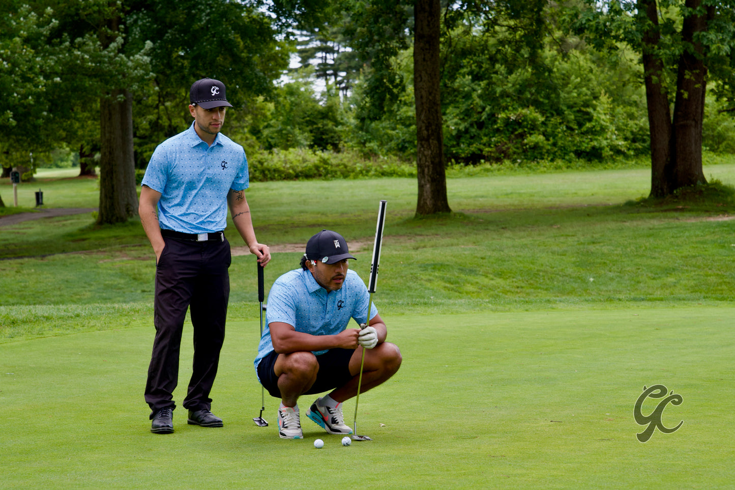 Blue Tee Time Polo