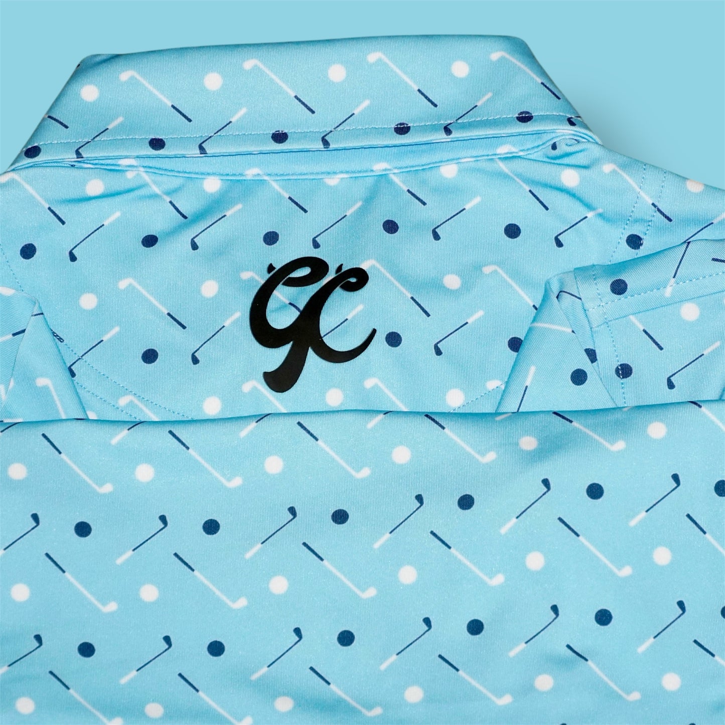 Blue Tee Time Polo