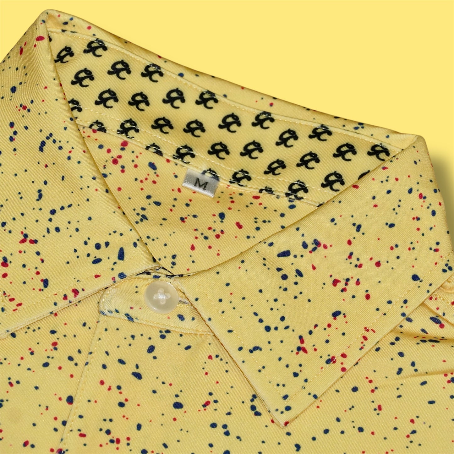 Yellow Splatter Polo
