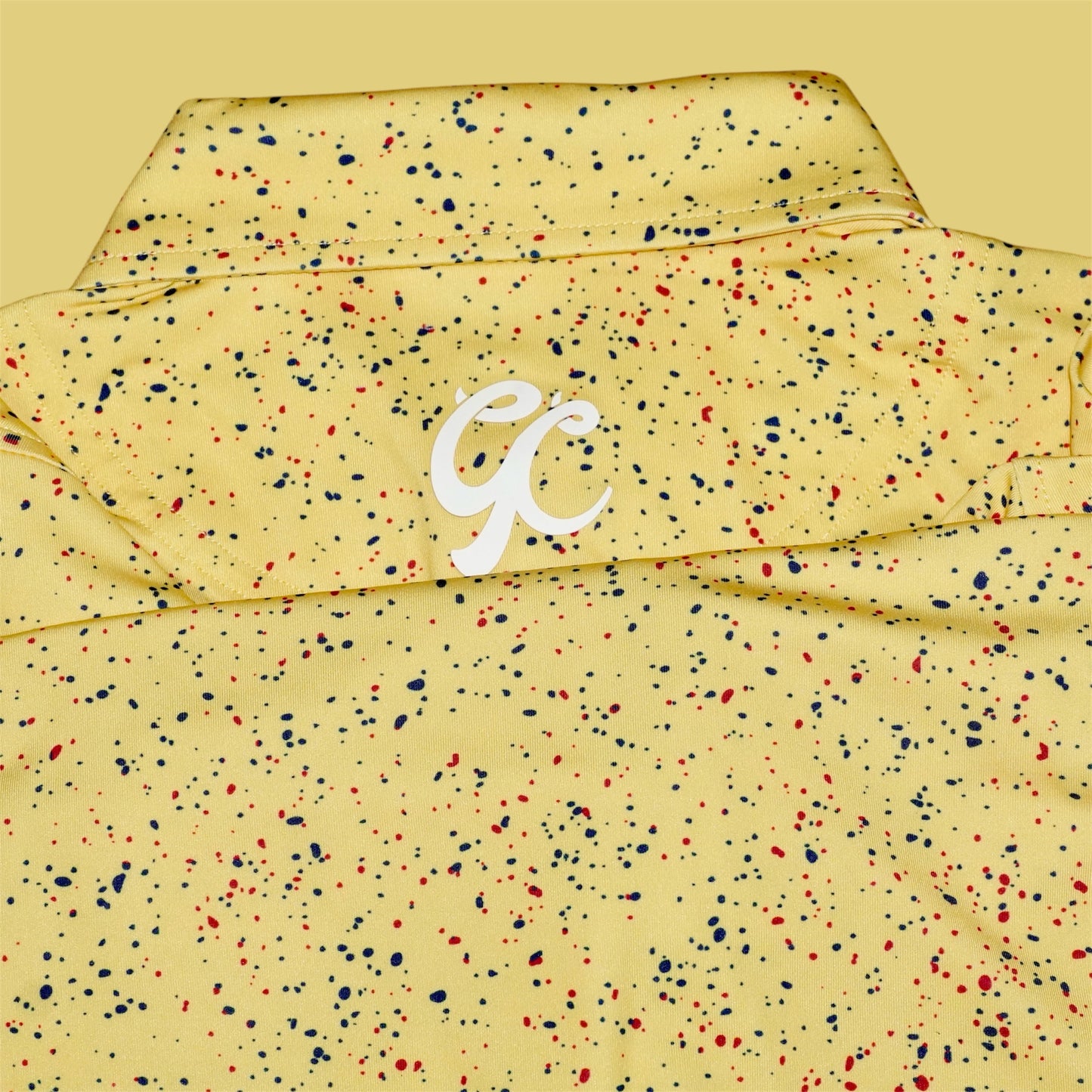 Yellow Splatter Polo