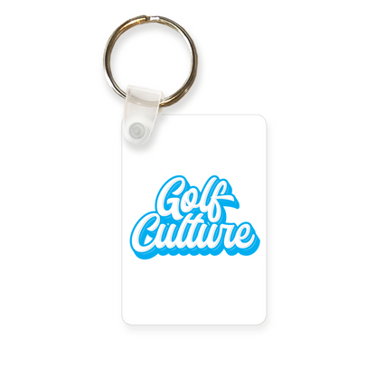 Blue Logo Key Chain