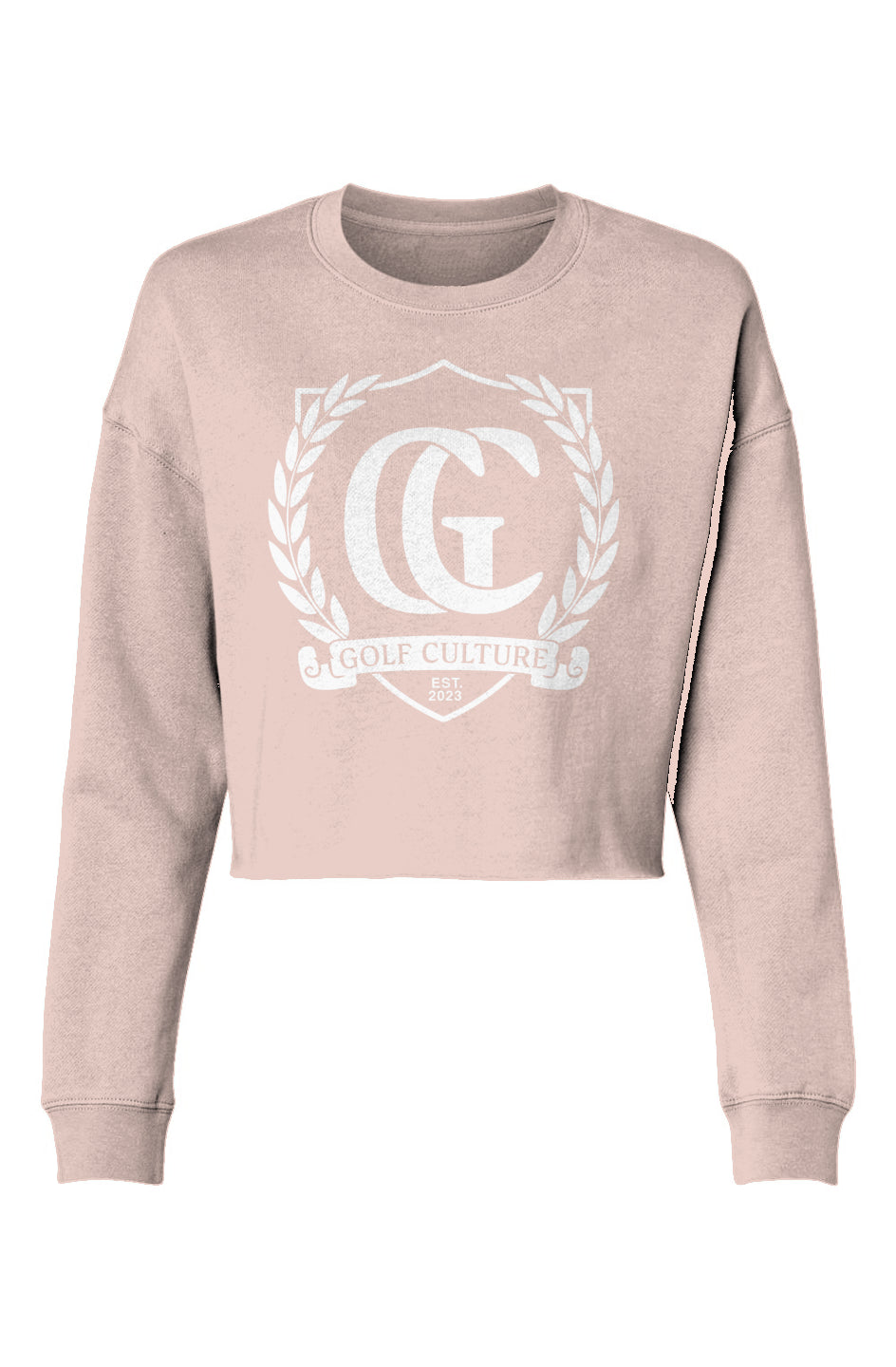 GC emblem Lightweight Cropped Sweater 