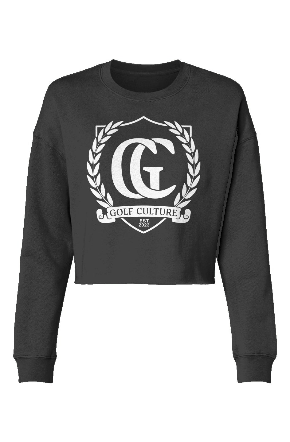 GC emblem Lightweight Cropped Sweater 