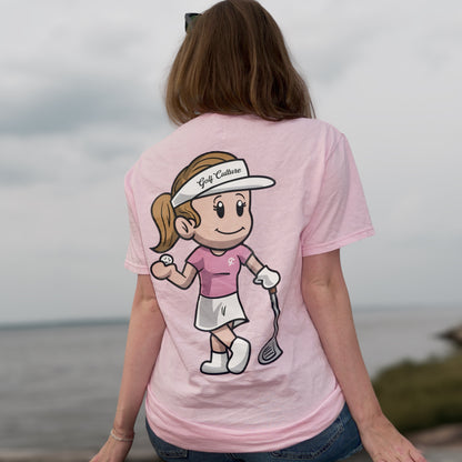 Happy Girl Golfer T-Shirt