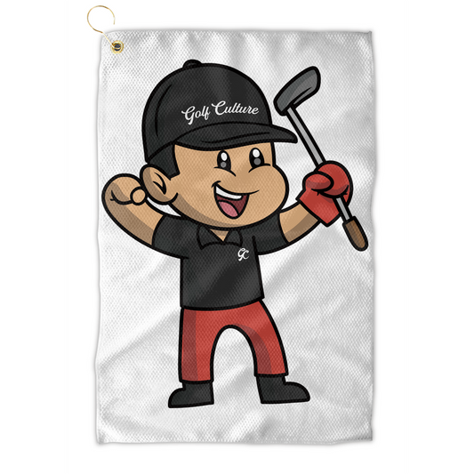 Happy Golfer Golf Towel